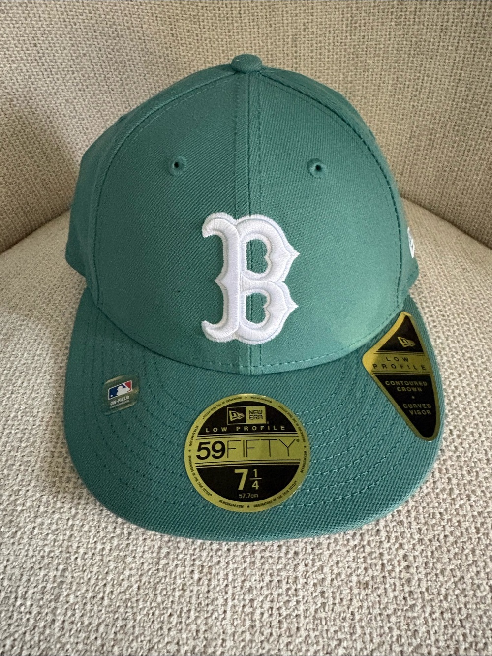 Boston Red Sox City Connect New Era 59FIFTY Low Profile Fitted Hat Green Monster